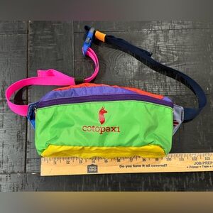 Cotopaxi 3L Del Dia Fanny Pack Crossbody Adjustable Outdoor Travel, Multicolor